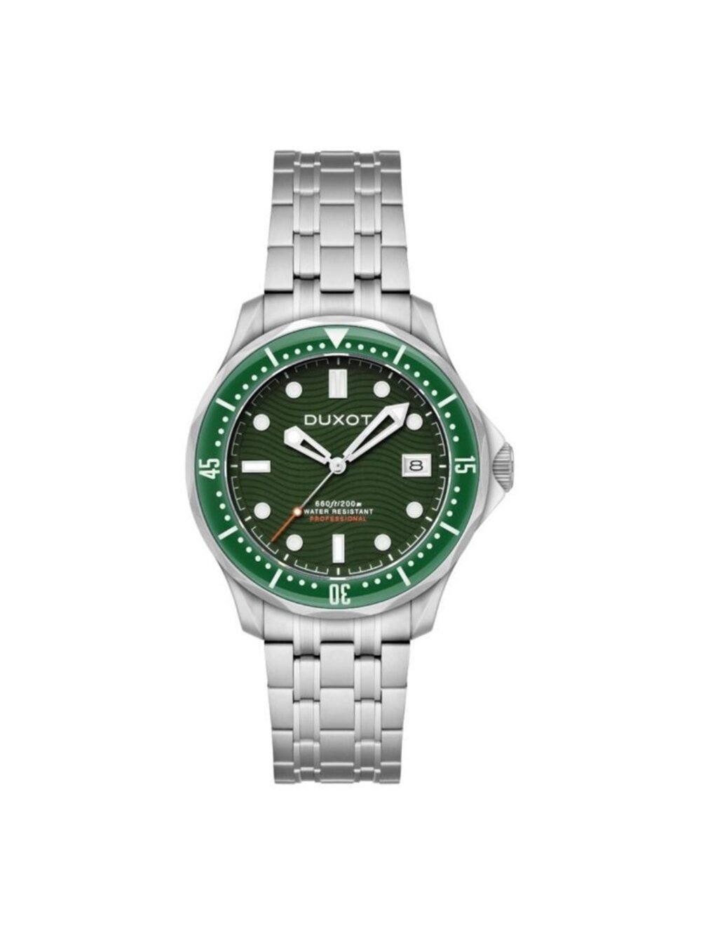NWT Duxot Henri Diver Automatic Green Dial Men's Watch